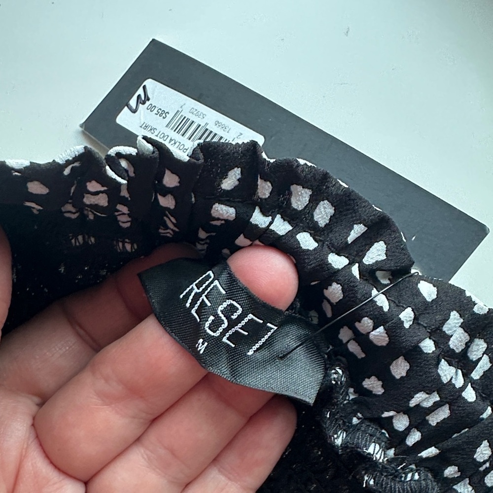 Black and White Reset by Jane Mini Skirt - Picture 4 of 7